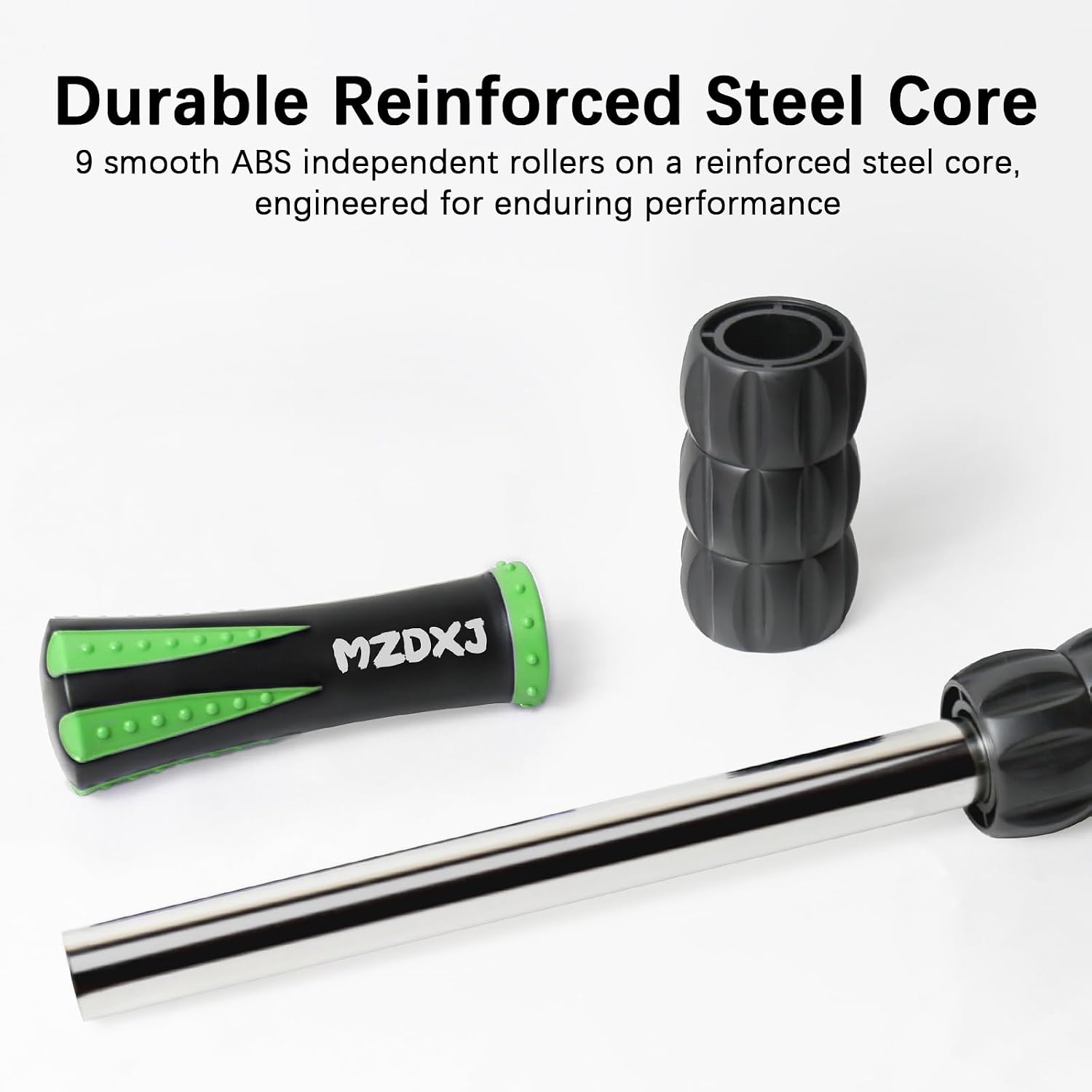 Muscle Roller Massage Roller Stick- Deep Tissue Fascia Blaster for Myofascial Pain Relief, Lymphatic Drainage & Body