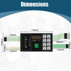 F0231582-03P for Speed Queen Washer Membrane Switch Keypad Replacement