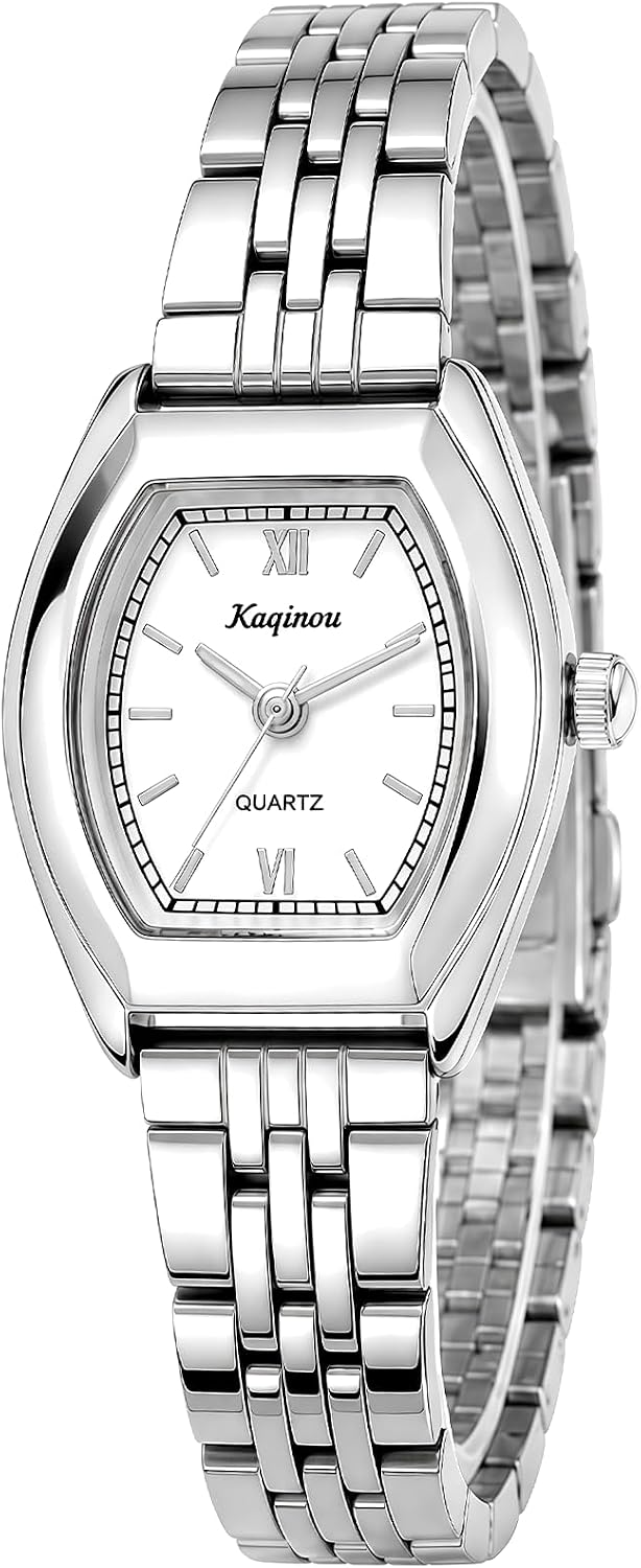 Elegant Tonneau Women's Vintage Gold Bracelet Watch Roman Dial | Timeless vintage tonneau design with an elegant