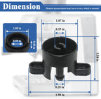 2 Pack Espresso Machine Water Tank Inlet Connection Kit with Gaskets