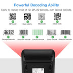 Omnidirectional Desktop Hands-Free Automatic 1D 2D QR Barcode Scanner