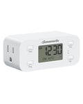 DEWENWILS Indoor 24 Hour Programmable Digital Timer Outlet, 1 Outlet,1 Pack