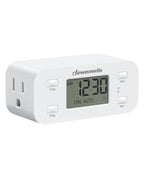 DEWENWILS Indoor 24 Hour Programmable Digital Timer Outlet, 1 Outlet,1 Pack