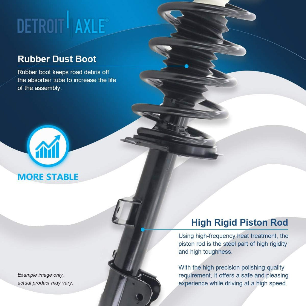 Detroit Axle - 8pc Struts Shocks Kit for 2009-2011 Ford Escape
