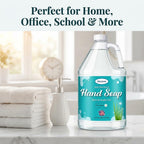 Liquid Gel Hand Soap - pH Balanced - Aloe Vera - White Tea Scent - Made in USA - Bulk liquid Refill Jug, 128 oz 1