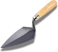 Pointing Trowel 7 in. x 3 in. with Wood Handle – Precision Masonry Tool for Tuckpointing, Detailing, and Repair