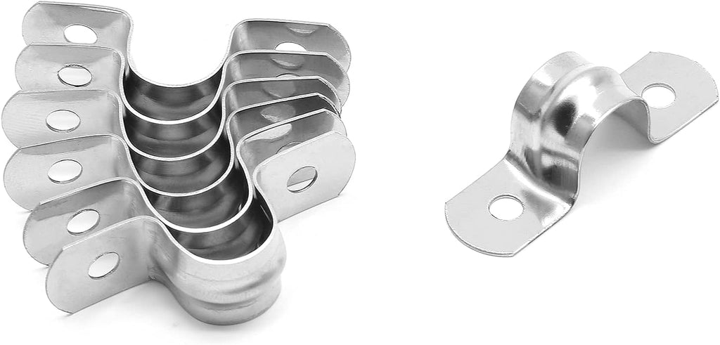 30Pcs 1/2 Inch Stainless Steel Conduit Clamps, for Pipe Fixing