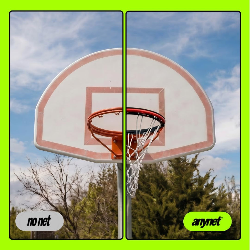 Magnetic Portable Basketball Net | Universal Fit with 'Throw-and-Go' Magnetic Setup | Get the Swish Sound & Stop