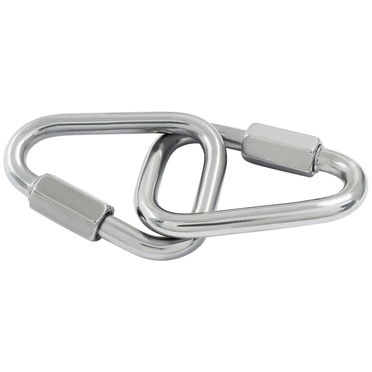 ISDVBUY M8 Triangle Quick Links, 2.9", Stainless Steel, 2 Pack