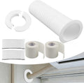 Mini Split Line Set Cover & Wall Sleeve Combo Kit AC Line Set Covers for Outside Units for Air Conditioning Systems