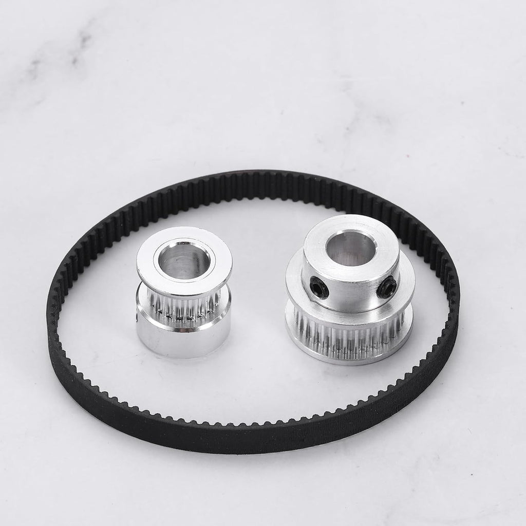 MECCANIXITY 5Pcs 320mm GT-2 Timing Belt 6mm Width 2mm Pitch Closed Loop
