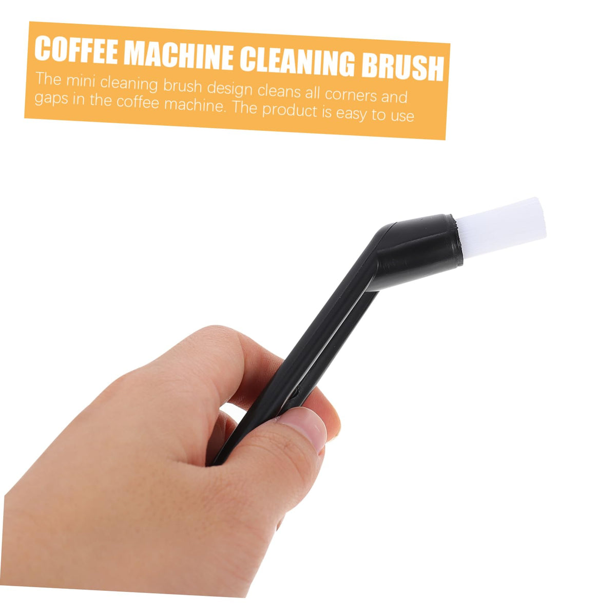 NOLITOY 6pcs Maker Brush Long Handled Cleaning Brush for Coffee Plastic and Wire