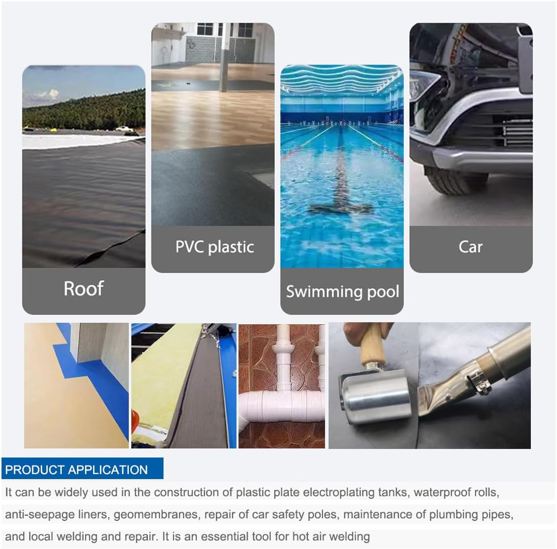 Steel Seam Roller for PVC TPO EPDM Roofing Vinyl Decking 2inch Professional Heavy Steel Heavy Application Rolling