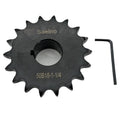 #50 Roller Chain Sprocket Type B 1 1/4 inch Bore 18 Tooth, Hardened Antirust 1045 Steel Drive Sprockets 50B18-1 1/4