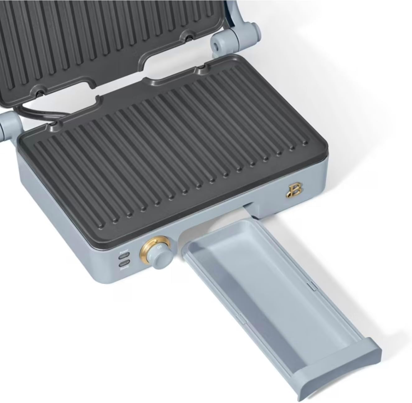 Smokeless Grill 2 in 1 Panini Press Cornflower Blue by Drew Barrymore