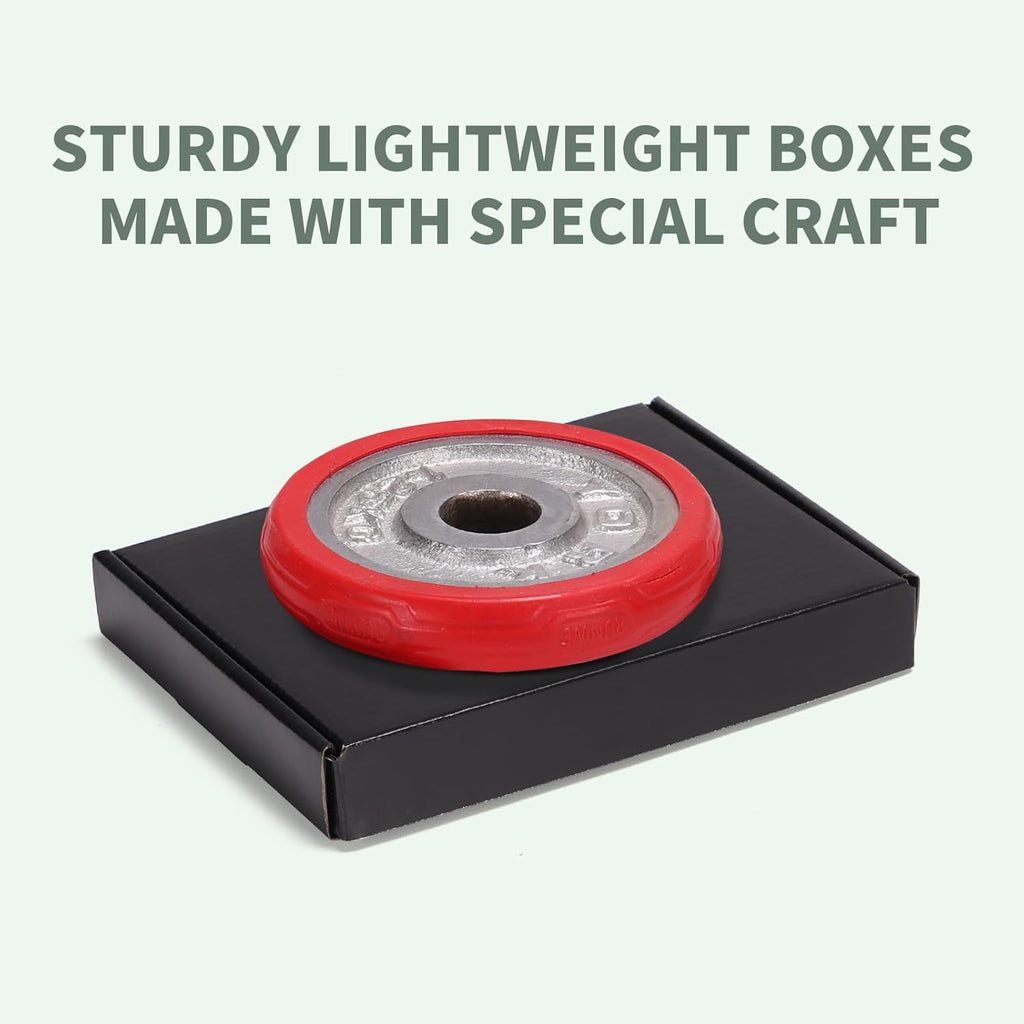 7x5x1 Inches Black Shipping Boxes Pack of 50, Cardboard Corrugated Mailer Boxes for Packaging Small Business, Small