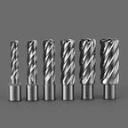 Annular Cutters Set JESTUOUS 3/4 Inch Weldon Shank 2 Cutting Depth 6pcs
