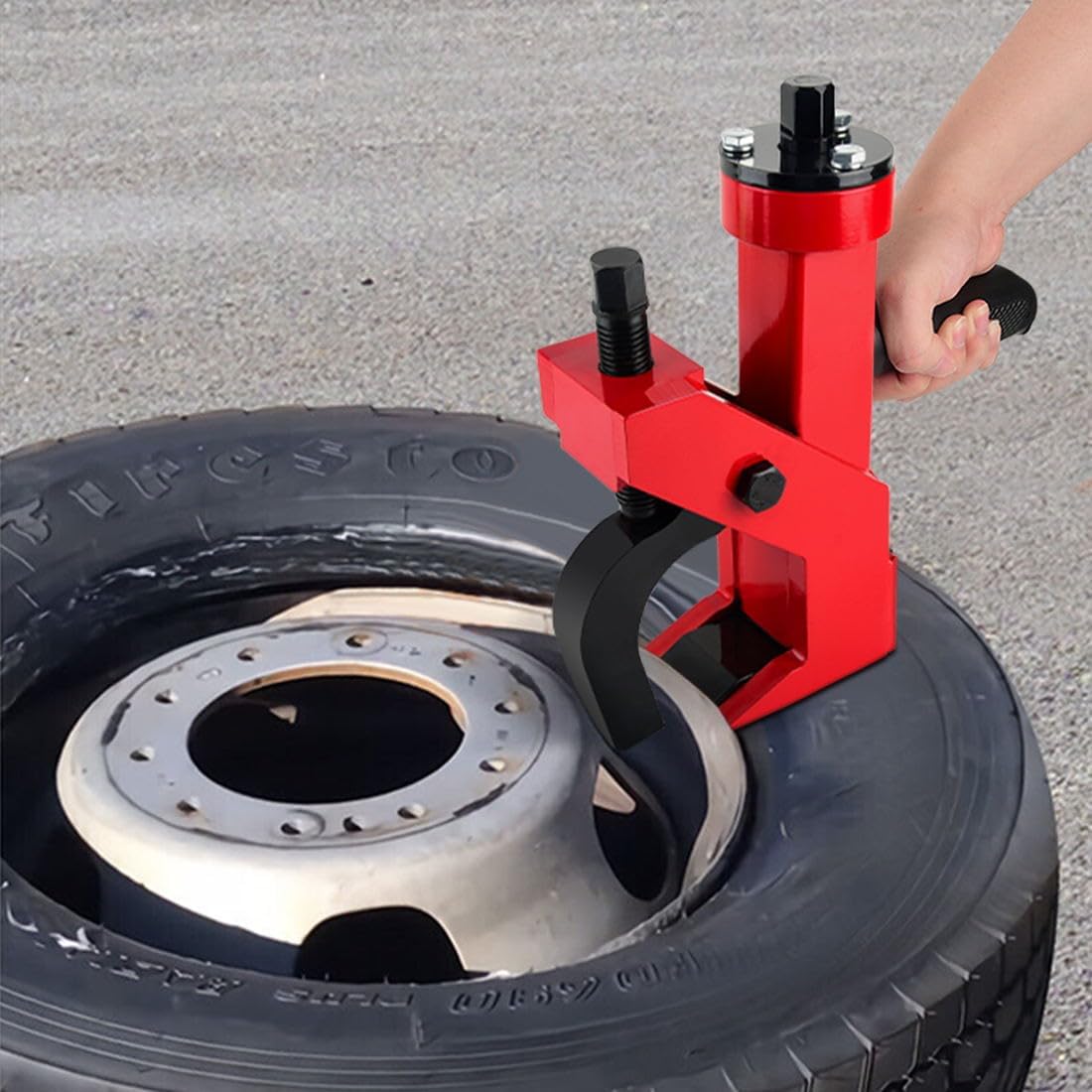 Manual Tire Bead Breaker fit for 14" - 22.5" Rim Tires Adjustable Hammer Tires Changer Tire Removal Tools for ATV SUV