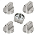 Sieri WFG535S0LZ1 WFG535S0LS1 WFG525S0JS1 Knobs for Whirlpool Stove（1/2D）
