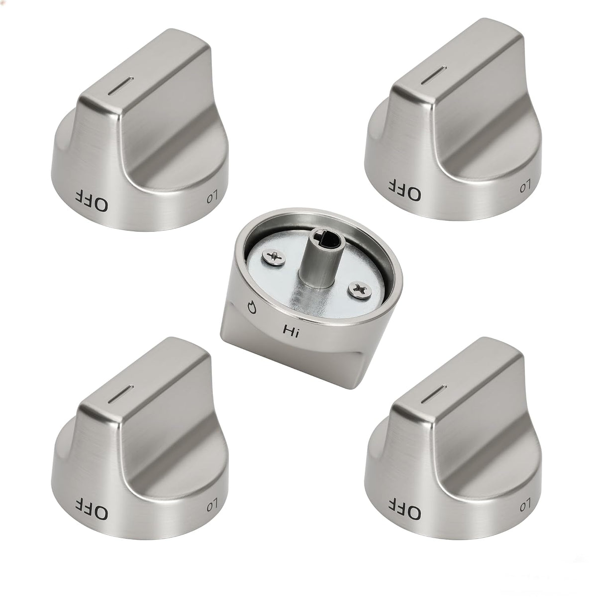 Sieri WFG535S0LZ1 WFG535S0LS1 WFG525S0JS1 Knobs for Whirlpool Stove（1/2D）
