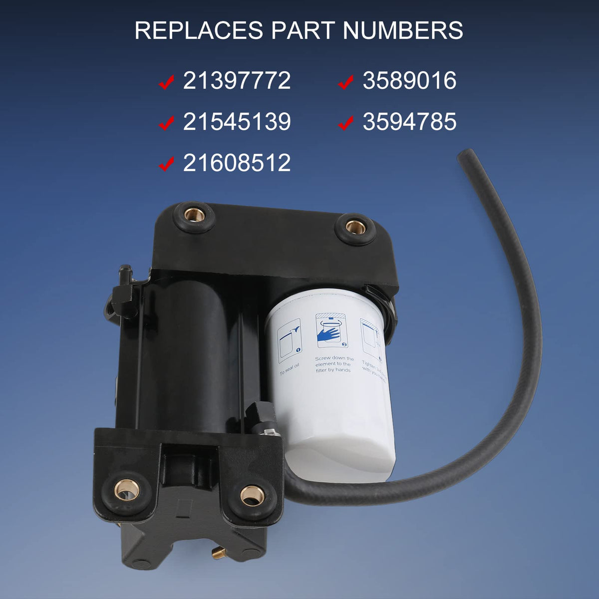 High Pressure Electric Fuel Pump Assembly Replacement For Volvo Penta 8.1L