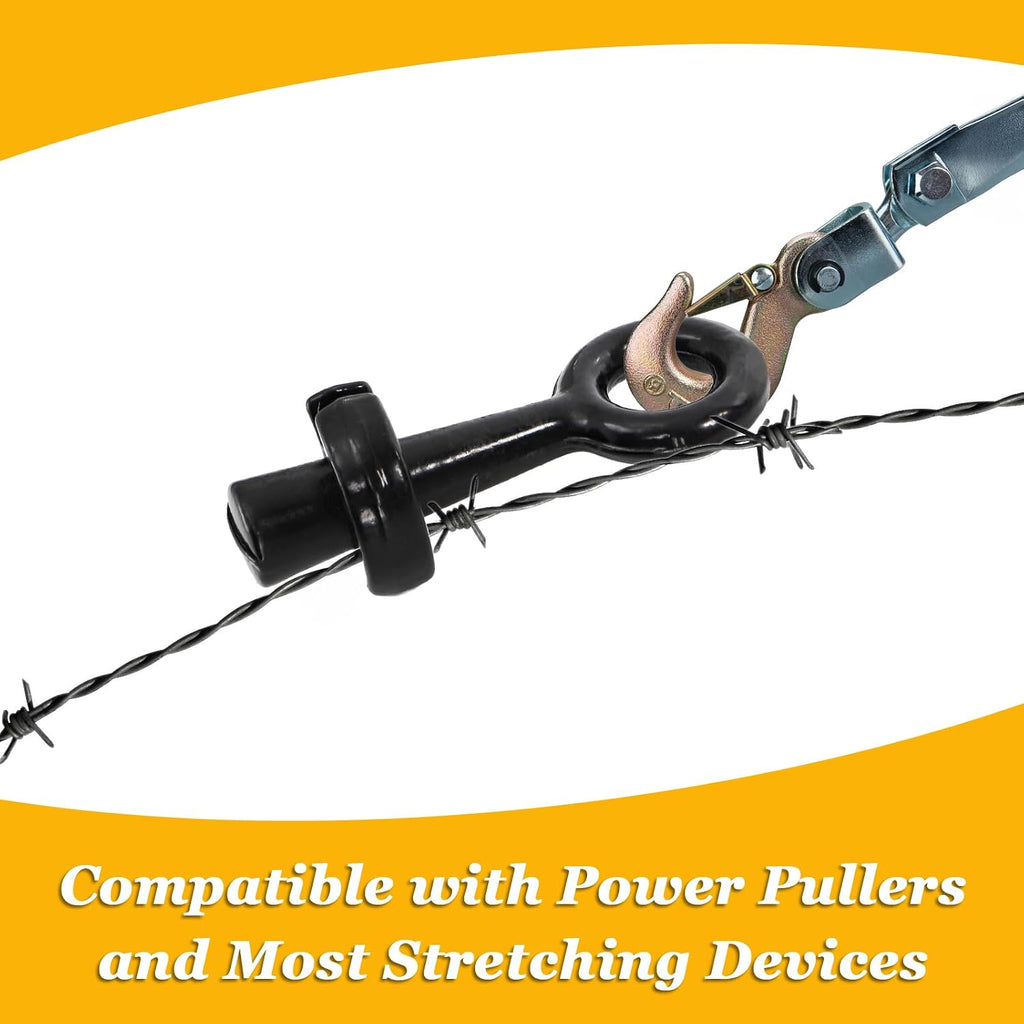 2 Pack Barbed Wire Pullers, Fence Stretcher Tool Wire Gripper for Stretching Wire, Fence Barb Wire Tighten Tools
