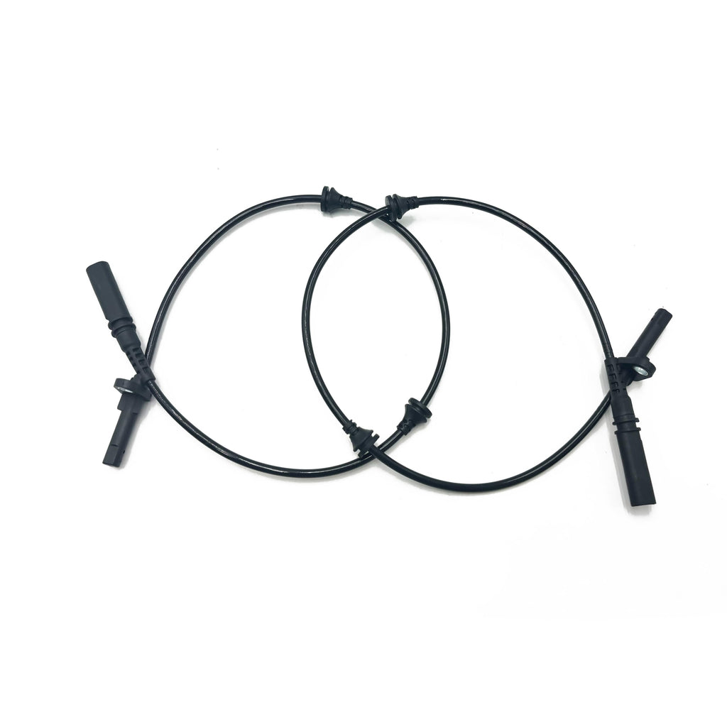2Pcs Front Left and Right ABS Wheel Speed Sensor Compatible with BMW