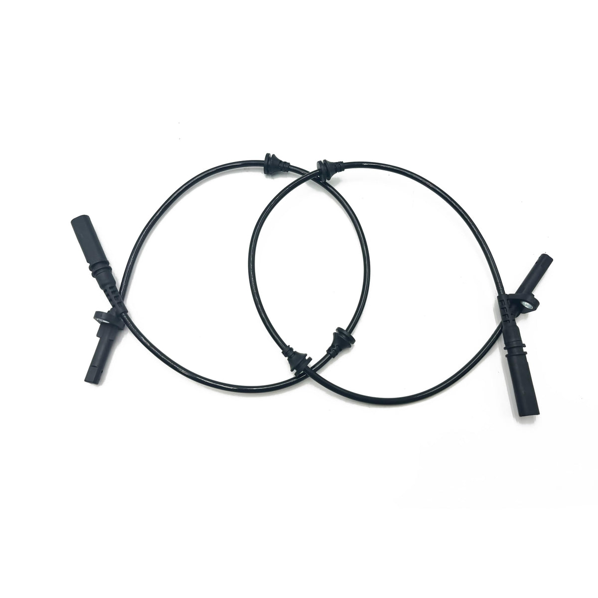 2Pcs Front Left and Right ABS Wheel Speed Sensor Compatible with BMW