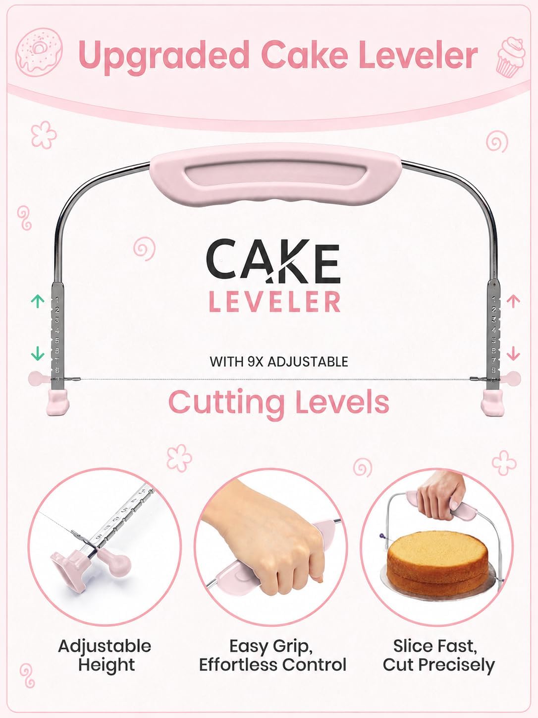 200PCs Cake Decorating Kit with Video Course for Beginners & Pros