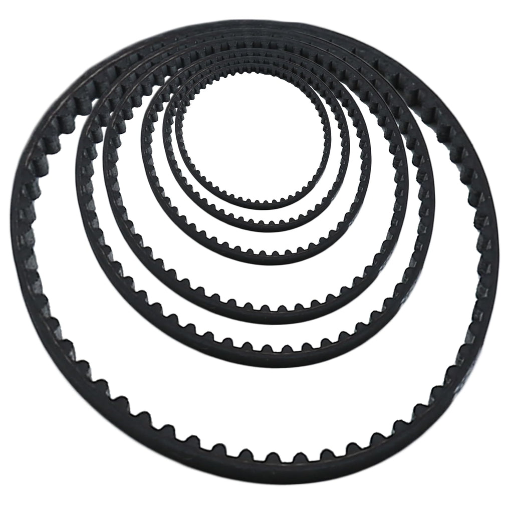 Uenhoy 6 Pcs 2GT-6 3D Printer Timing Belt 6mm Closed Loop 110-610mm Set