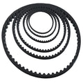 Uenhoy 6 Pcs 2GT-6 3D Printer Timing Belt 6mm Closed Loop 110-610mm Set