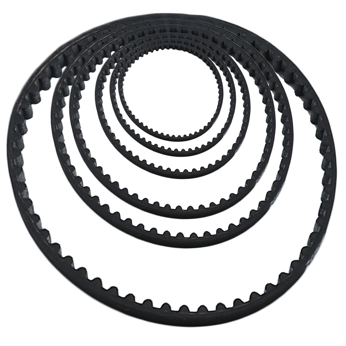 Uenhoy 6 Pcs 2GT-6 3D Printer Timing Belt 6mm Closed Loop 110-610mm Set