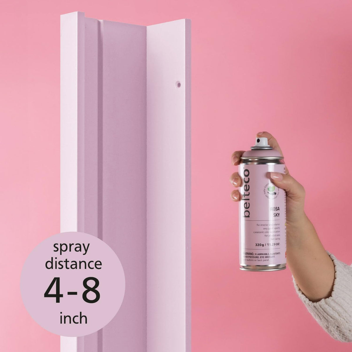 Rosa Sky Spray Paint | Water-based Pink Spray Paint