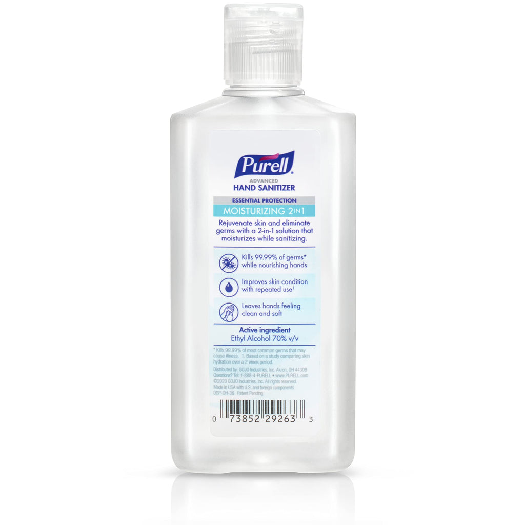 2in1 Moisturizing Hand Sanitizer Gel 6ct x 4 fl oz - 3498-04-EC