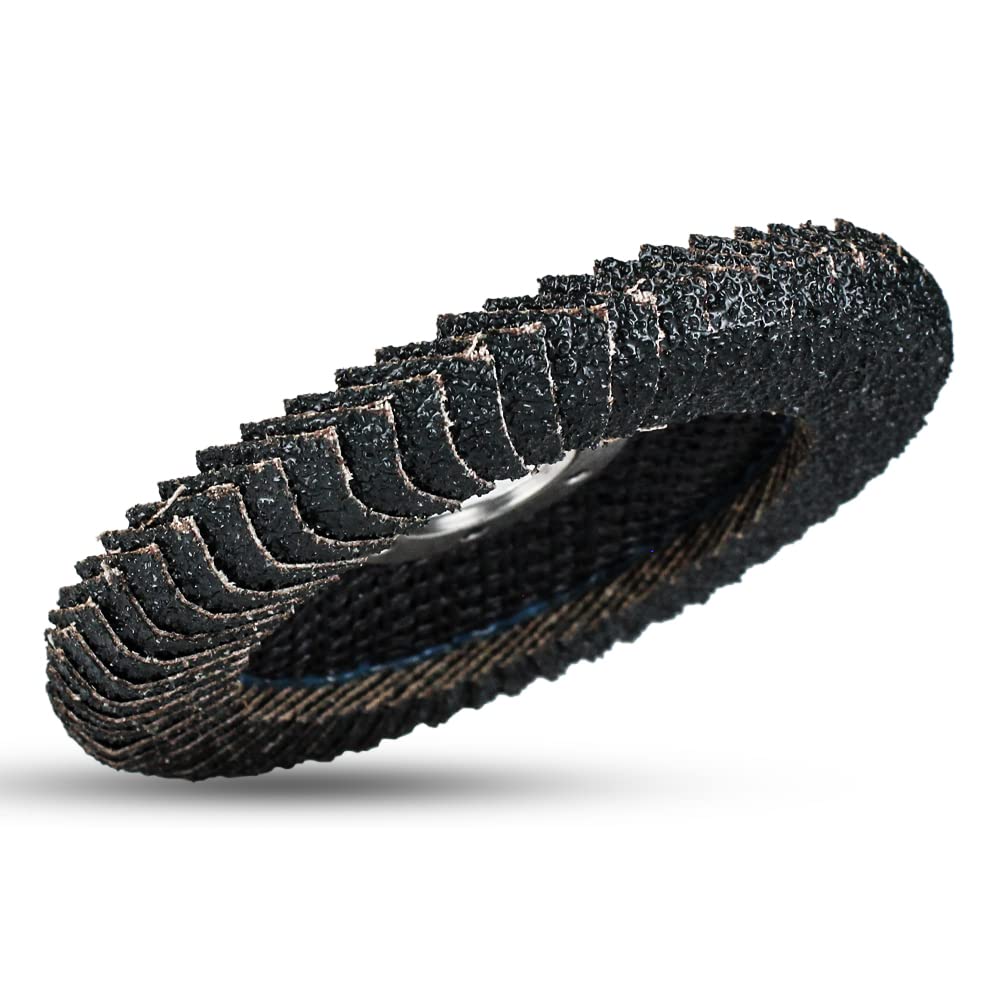 BHA 4-1/2 x 7/8 Fillet Weld Flap Disc, Curved Edge - 80 Grit - 5 Pack