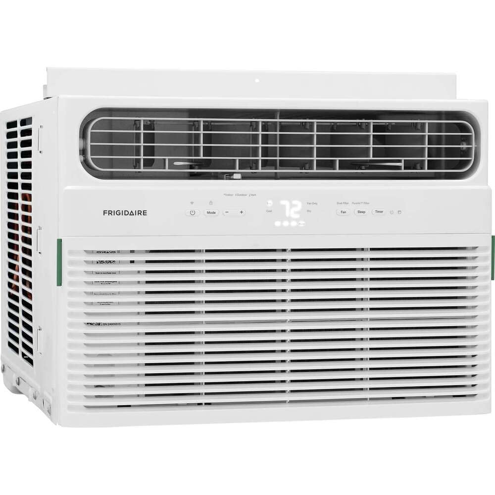 14,000 BTU Smart Window Air Conditioner with Wi-Fi, White