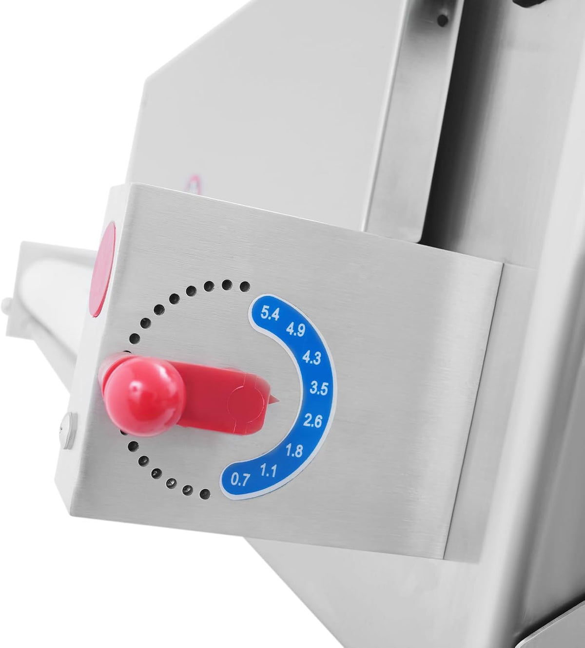 450W Electric Pizza Dough Roller Sheeter, Commercial Dough Press with Foot Switch for 3-18 Inch Pizzas, Electric