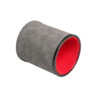 Leatherette Dice Cup Set with 6 Dices, Felt Lining Inside Quiet for Playing Liars Dice Farkle Board Games