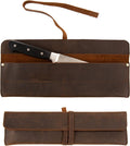 Leather Chef Knife Sheath,Single Chef Knife Case Bag Roll for Traval,Sheaths for Chef's Kitchen knives,Tool Organizer
