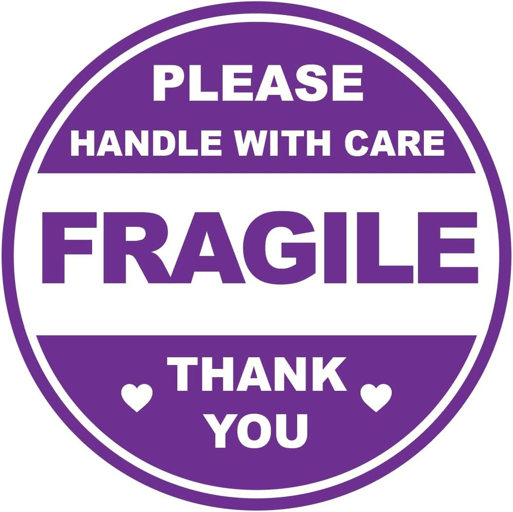 2 inch 300 PCS Fragile Handle with Care Stickers for Shipping