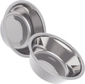21oz Stainless Steel Dog Bowls Set, 2 Pack for Replacement Dogs Bowl Stand, 2.6 Cups Metal Dog Bowls, 5 Inch Small