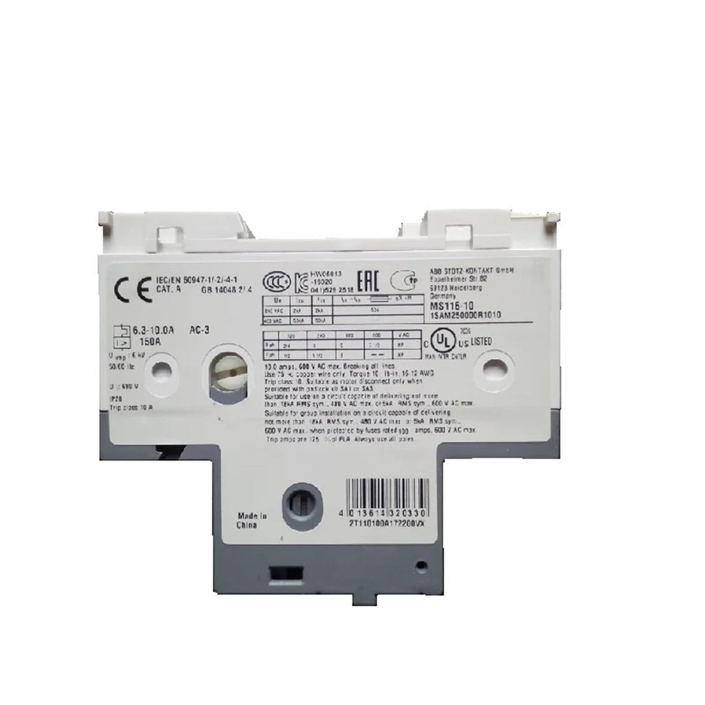 Motor Protector Circuit Breaker MS116-0.16 -32A 1Pcs(4A)