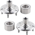 2PCS Wheel Hub Bearing Assembly Compatible with 2011-2015 Hyundai Elantra, 2013-2017 Elantra GT, 2012-2017 Veloster, Replace 510093