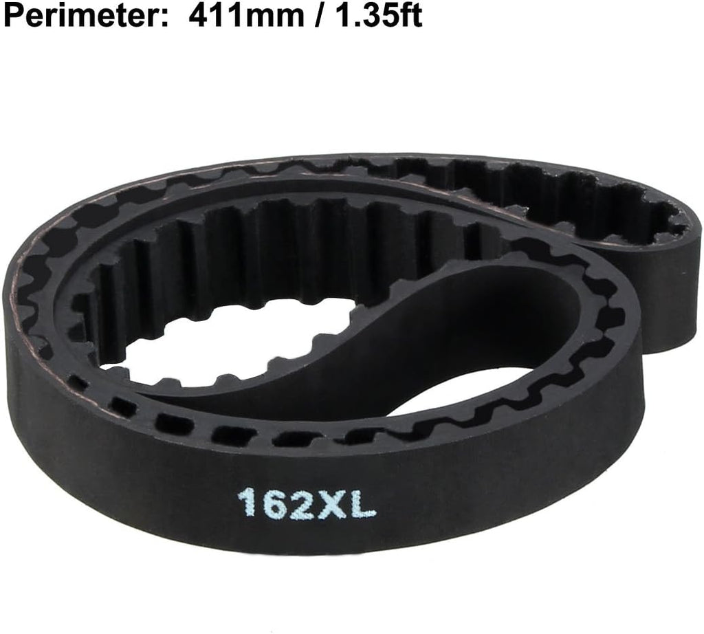 uxcell 162XL Rubber Timing Belt Synchronous Closed Loop Timing Belt Pulleys 10mm Width