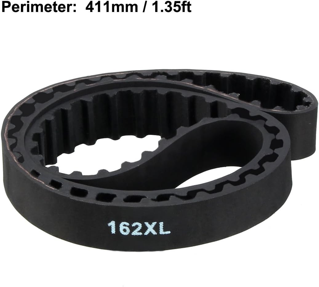 uxcell 162XL Rubber Timing Belt Synchronous Closed Loop Timing Belt Pulleys 10mm Width