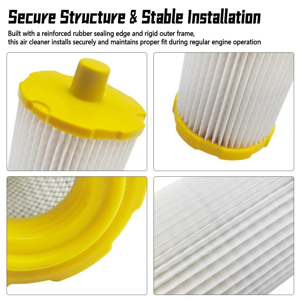 GOLACOD 2 PCS 596760 Air Filter Fit for Briggs & Stratton Vanguard 200