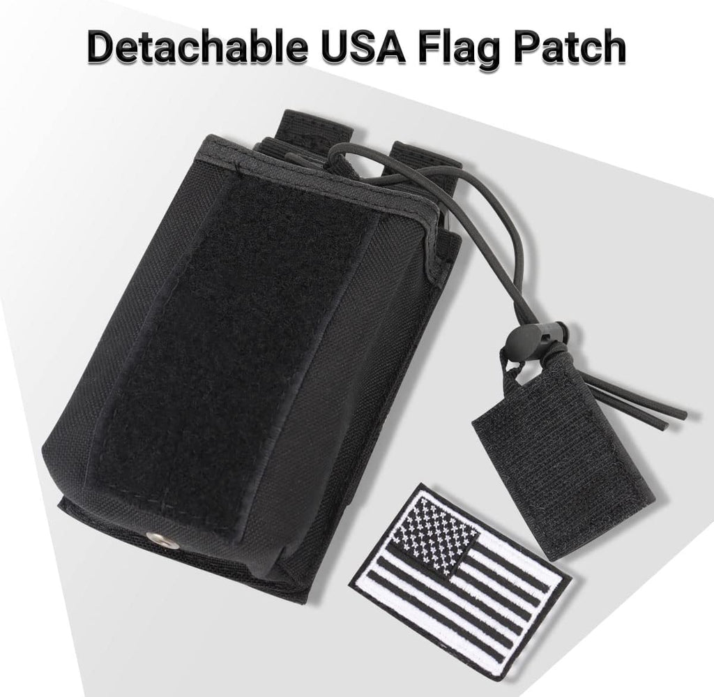 Tactical Radio Holster Case Molle Radio Pouch Military Heavy Case Accessories Radio Holder Duty Belt Holster Bag for