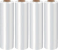 18in Stretch Wrap Roll, Heavy Duty 3000ft Shrink Wrap, Pallet Wrap 4 Pack