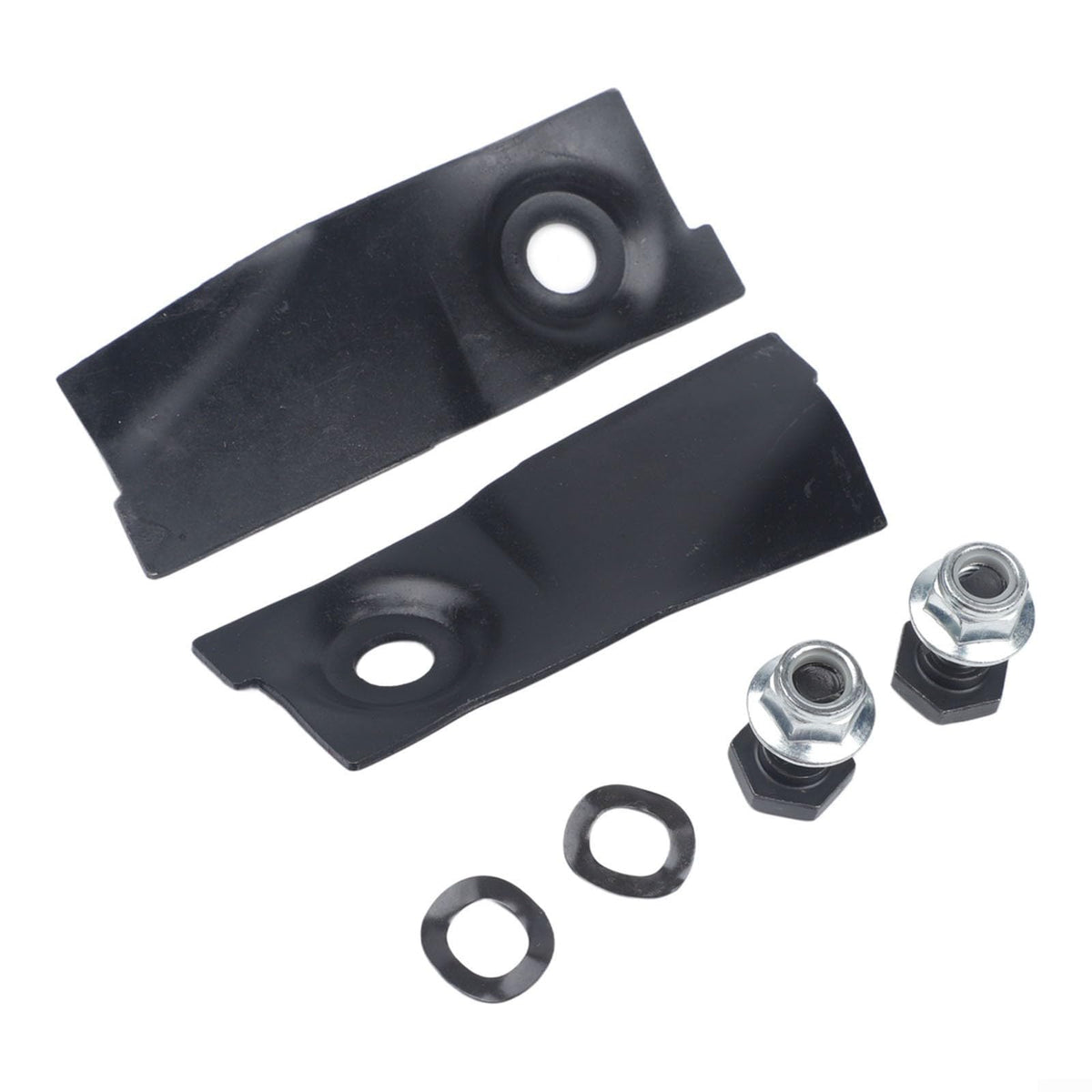 2 Pack 18 Inch Hardened for Lawn Mower for blades and Bolts Set