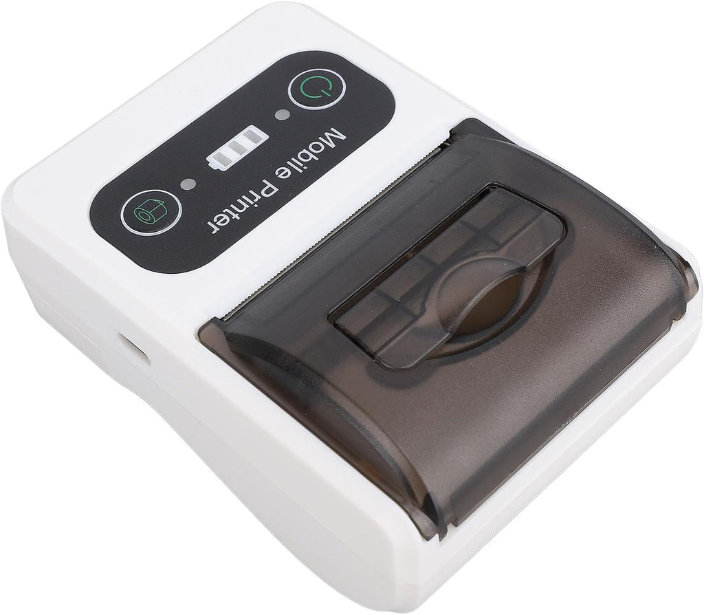 Portable 80mm Thermal Receipt Printer with WiFi Connectivity, Auto- Label & Ticket Printing for Business, Inkless